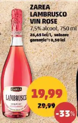 Penny Zarea Lambrusco Vin Rose Ofertă