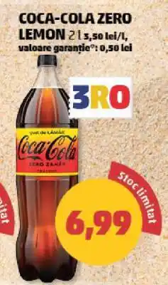 Penny COCA-COLA ZERO LEMON Ofertă