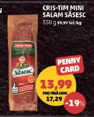 Penny CRIS-TIM MINI SALAM SĂSESC Ofertă