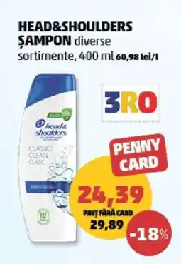Penny HEAD & SHOULDERS Şampon Ofertă