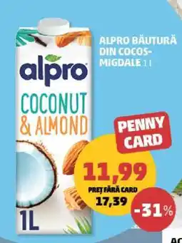 Penny Alpro Băutură din Cocos-Migdale 1L Ofertă