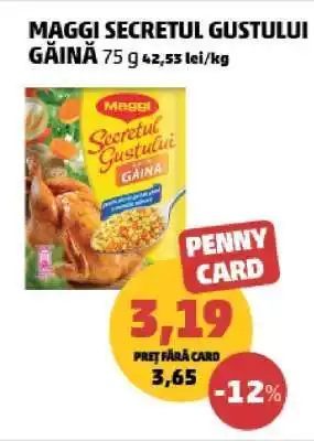 Penny MAGGI SECRETUL GUSTULUI GĂINĂ Ofertă