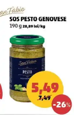Penny SOS Pesto Genovese Ofertă