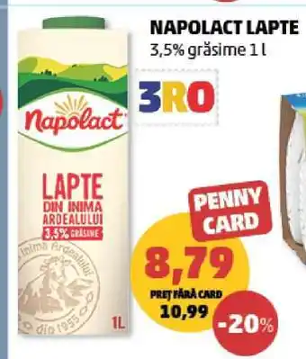 Penny NAPOLACT Lapte Ofertă