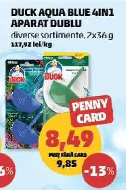 Penny DUCK AQUA BLUE 4IN1 APARAT DUBLU Ofertă