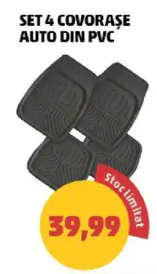 Penny Set 4 covorașe auto din PVC Ofertă