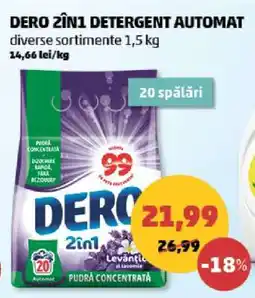 Penny DERO 2ÎN1 Detergent automat Ofertă