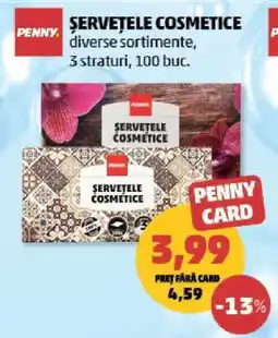 Penny Șervețele cosmetice Ofertă