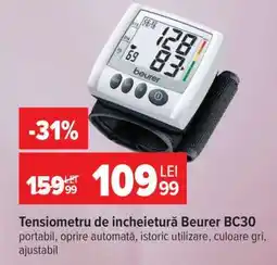 Carrefour Tensiometru de încheietură Beurer BC30 Ofertă