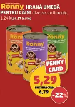 Penny Ronny Hrană Umedă pentru Câini Ofertă