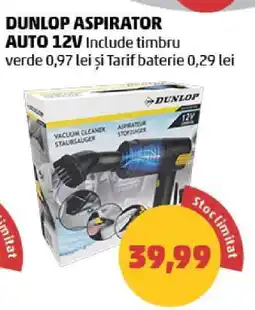 Penny DUNLOP ASPIRATOR AUTO 12V Ofertă