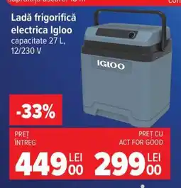 Carrefour Ladă frigorifică, electrică, Igloo Ofertă