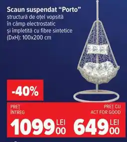 Carrefour Scaun suspendat 'Porto' Ofertă