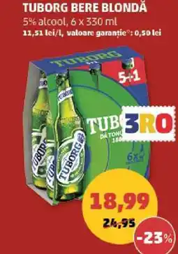 Penny TUBORG Bere blondă Ofertă