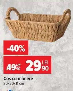 Carrefour Coș cu mânere Ofertă