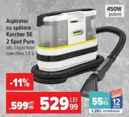 Carrefour Aspirator cu spălare Karcher SE 2 Spot Pure Ofertă