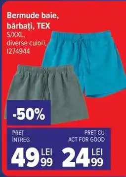 Carrefour Bermude baie bărbați TEX Ofertă