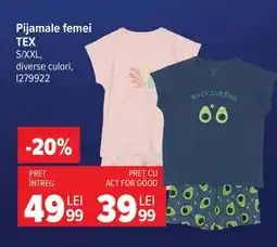 Carrefour Pijamale femei TEX Ofertă