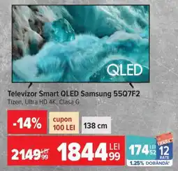 Carrefour Televizor Smart QLED Samsung 55Q7F2 Ofertă