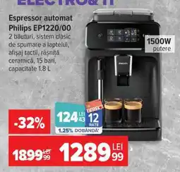 Carrefour Espressor automat Philips EP1220/00 Ofertă