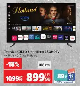 Carrefour Televizor QLED SmartTech 43HQ02V Ofertă