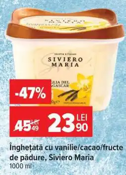 Carrefour Înghețată cu vanilie/cacao/fructe de pădure, Siviero Maria Ofertă