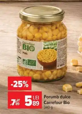 Carrefour Porumb dulce Carrefour Bio Ofertă
