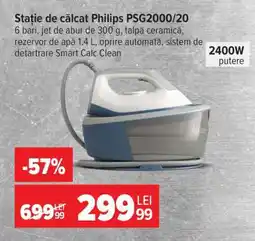 Carrefour Stație de călcat Philips PSG2000/20 Ofertă