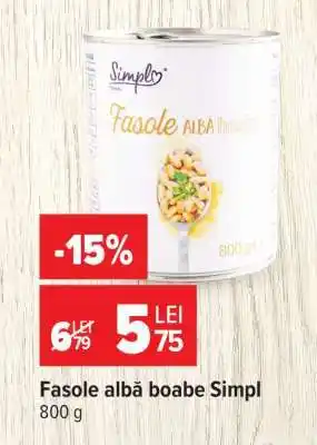 Carrefour Fasole albă boabe Simpl Ofertă