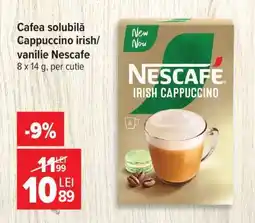 Carrefour Cafea solubilă Cappuccino irish/vanilie Nescafe Ofertă