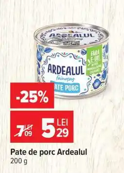 Carrefour Pate de porc ARDEALUL Ofertă