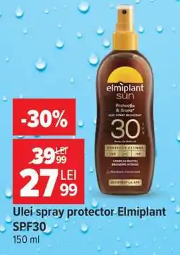 Carrefour Ulei spray protector Elmiplant SPF30 Ofertă