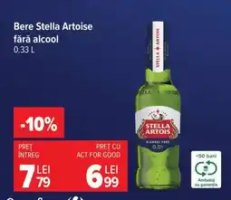 Carrefour Bere Stella Artois fără alcool Ofertă