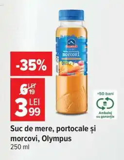 Carrefour Suc de mere, portocale și morcovi, Olympus Ofertă