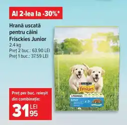 Carrefour Hrană uscată pentru câini Friskies Junior Ofertă