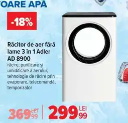 Carrefour Răcitor de aer fără lame 3 în 1 Adler AD 8900 Ofertă
