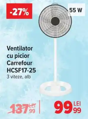 Ventilator cu picior Carrefour HCSF17-25