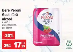 Carrefour Bere Peroni Gusti fără alcool Ofertă