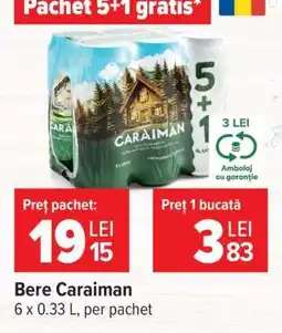 Carrefour Bere Caraiman Ofertă