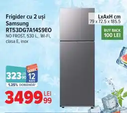 Carrefour Frigider cu 2 uși Samsung RT53DG7A14S9EO Ofertă