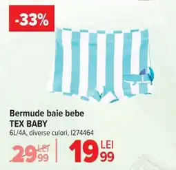 Carrefour Bermude baie, bebe TEX BABY Ofertă