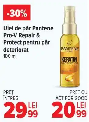 Carrefour Ulei de păr Pantene Pro-V Repair & Protect Ofertă