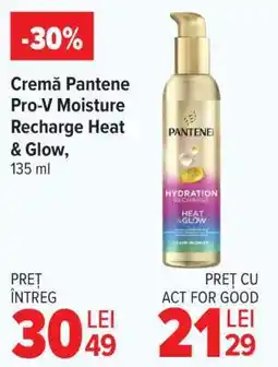 Carrefour Cremă Pantene Pro-V Moisture Recharge Heat & Glow 135 ml Ofertă