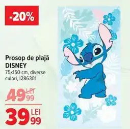 Carrefour Prosop de plajă DISNEY Ofertă