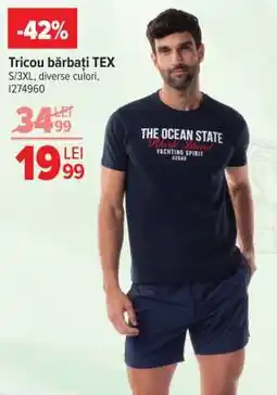 Carrefour Tricou bărbați, TEX Ofertă