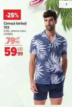 Carrefour Cămașă bărbați TEX Ofertă