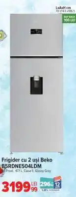 Carrefour Frigider cu 2 uși Beko B5RDNE504LDM Ofertă