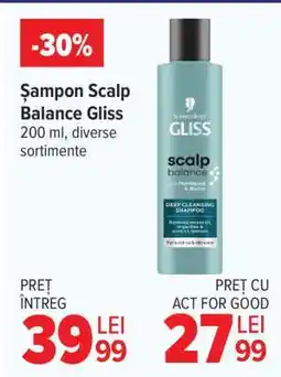 Carrefour Șampon Scalp Balance Gliss Ofertă