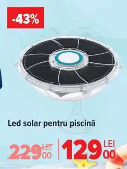 Carrefour Led solar pentru piscină Ofertă
