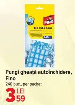 Carrefour Pungi gheață autoînchidere, Fino Ofertă